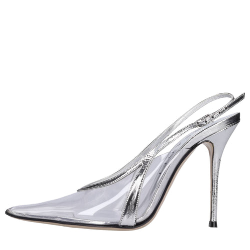Casadei Scarpe con Tacco Argento da donna