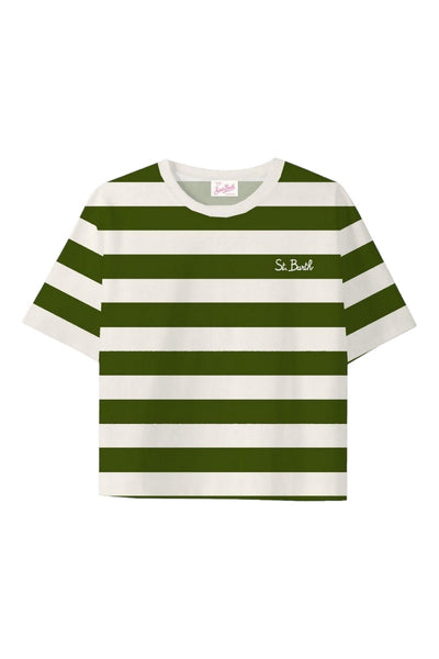 MC2 Saint Barth T-shirt e Polo Militare/bianco da donna