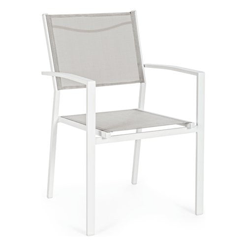 Sedia da esterno Yes Everyday 0662913 HILDE Bianco cloud