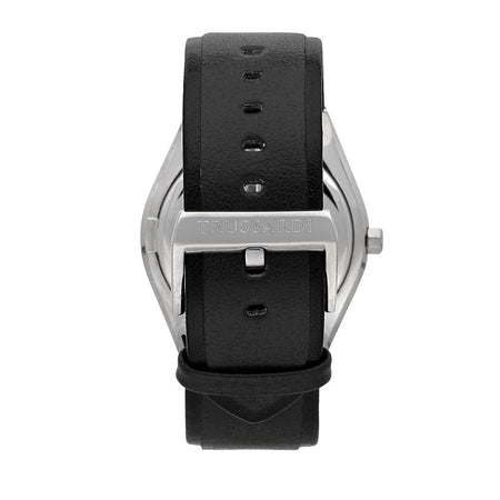Orologio TRUSSARDI uomo Brink tempo pelle nero