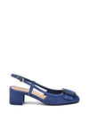 Frau slingback donna in camoscio col. abyss - blu 66B8