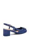 Frau slingback donna in camoscio col. abyss - blu 66B8