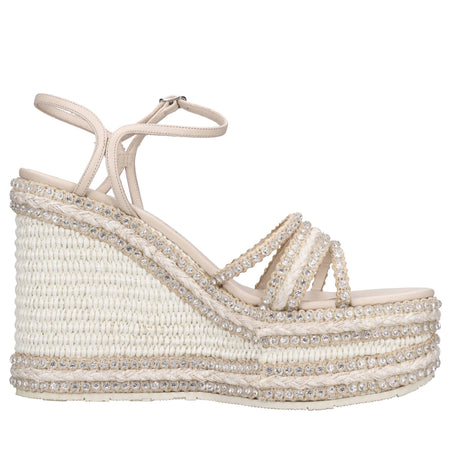 Casadei Scarpe con Tacco Beige da donna