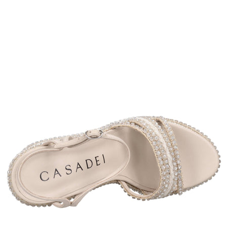 Casadei Scarpe con Tacco Beige da donna