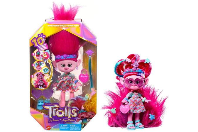 Trolls Regina Poppy Magiche Acconciature