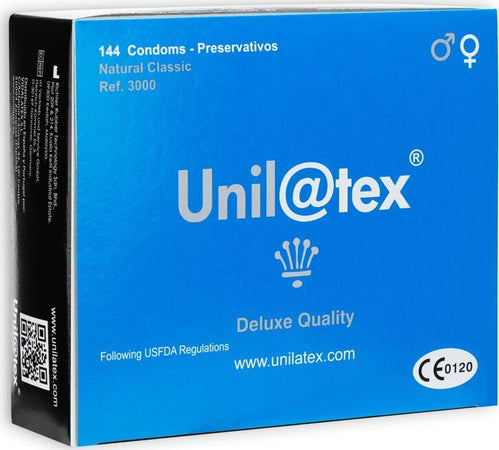 144x Unilatex Preservativi Profilattici Trasparenti Naturali Confezione Da 144 Pz Salute e cura della persona/Erotismo e contraccezione/Sesso sicuro e contraccezione/Preservativi/Preservativi maschili Kondorama - Martinsicuro, Commerciovirtuoso.it