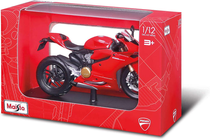 Ducati 1199 Panigale Moto Modello 1:12 Scala Maisto Giocattoli