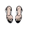 Liu Jo sandali Tracy 03 black con logo gioiello SA6071EX004
