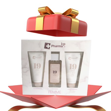 Iap 19 pharma cofanetto profumo 100ml + doccia schiuma 150ml + latte corpo 150ml