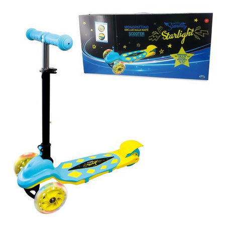 Monopattino bimbi Ods 56383 SUNDAY 3 ruote Starlight con luci Azzurro