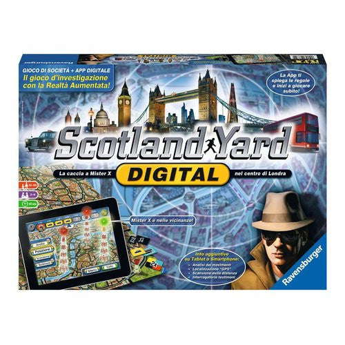 Gioco Ravensburger 26672 SCOTLAND YARD DIGITAL Caccia Mister X Londra