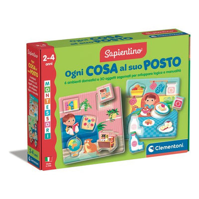 Gioco educativo Clementoni 16866 SAPIENTINO BABY MONTESSORI Ogni cosa