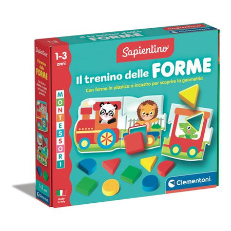 Gioco educativo Clementoni 16865 SAPIENTINO BABY MONTESSORI Il Trenino
