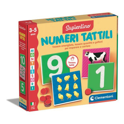 Gioco educativo Clementoni 16854 SAPIENTINO BABY MONTESSORI Numeri Tat