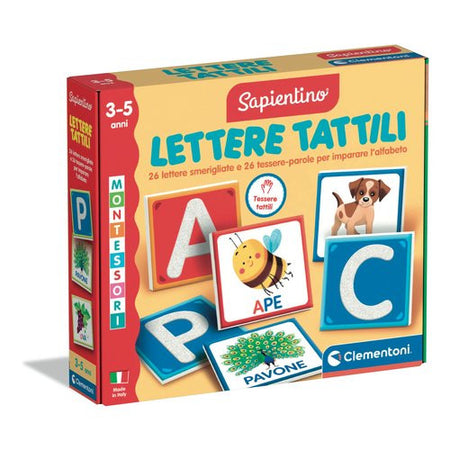 Gioco educativo Clementoni 16855 SAPIENTINO BABY MONTESSORI Lettere Ta