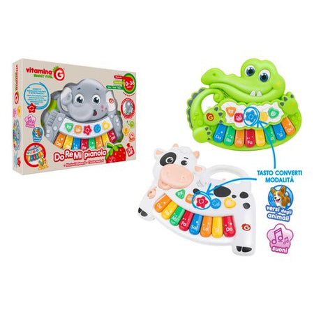Pianola Globo 05589 VITAMINA G Do Re Mi Animali Musicali Assortito