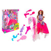 Set bambola Globo 41562 OLLY Fashion Doll con cavallo e accessori
