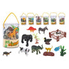 Animali 8 pz con accessori Globo 41325 ANIMALS MATES Assortito