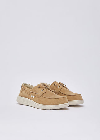 Liu Jo mocassini uomo Riva 01 in suede lion beige 7B5007PX002