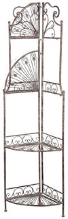 Biscottini Biscottini Etagere Angolo Multifunzione Richiudibile Ferro Battuto Ruggine