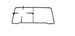 Griglia piattina 1F S133ATF1 Smeg 694090922