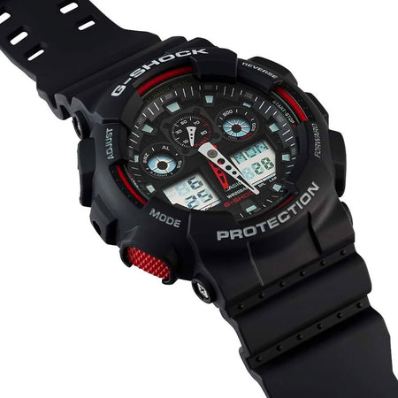 Orologio CASIO G-SHOCK multi funzione nero / rosso