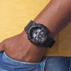 Orologio CASIO G-SHOCK multi funzione nero / rosso