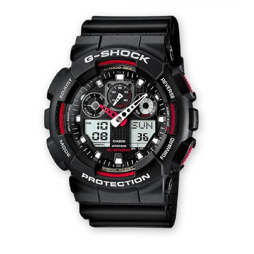 Orologio CASIO G-SHOCK multi funzione nero / rosso