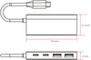 Hub USB3.2 2 Porte USB-A e 2 Porte USB-C&trade