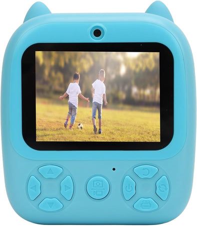 Fotocamera Digitale per Bambini, 1080P hd Dual Len Selfie Video Timer Giochi Fill Light IPS da 2,8 Pollici
