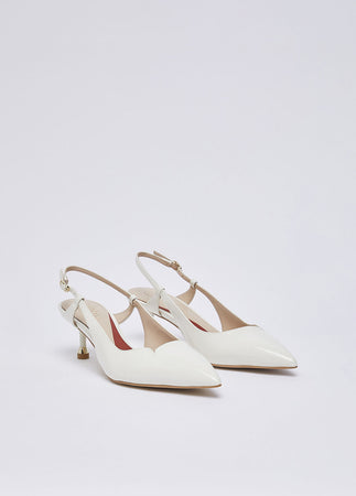 Liu Jo slingback My Deva 14 in nappa milk SXX015P0062