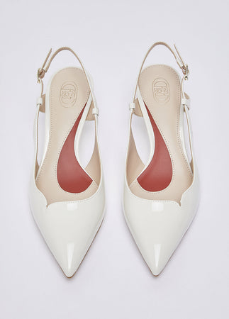 Liu Jo slingback My Deva 14 in nappa milk SXX015P0062