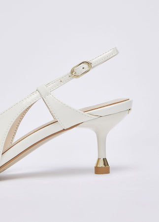 Liu Jo slingback My Deva 14 in nappa milk SXX015P0062