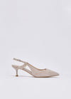 Liu Jo slingback My Deva 14 in suede blush SXX015P0021