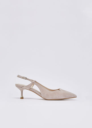 Liu Jo slingback My Deva 14 in suede blush SXX015P0021