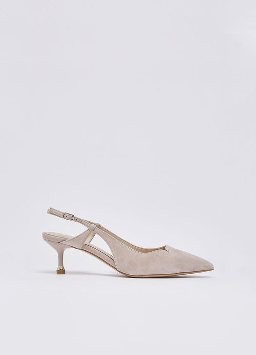 Liu Jo slingback My Deva 14 in suede blush SXX015P0021