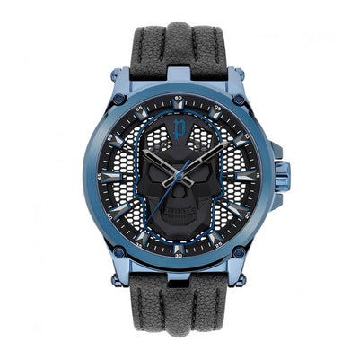 Orologio POLICE uomo Vertex pelle nero / blu