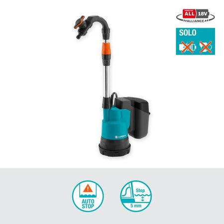 GARDENA Pompa per collettore acqua piovana 2000/2 18V P4A senza batteria