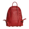 Zaino Piano - Zaino Rosso In Vera Pelle