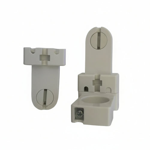 Portalampada per fluorescenti lineari + Porta starter T8/T10/T12