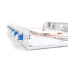 Digitus Scatola di giunzione LWL, attrezzata, LC, OS2 (FIBER OPTIC SPLICE BOX LC OS2 - 1U 6XLC-DX CAS. PIGTAILS COUPLER)