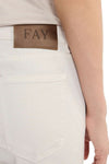 Fay Pantaloni Bianco da donna