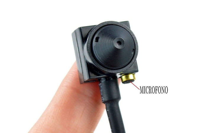 MINI Telecamera Camera Pinhole CCD HD Videosorveglianza Microfono 202E