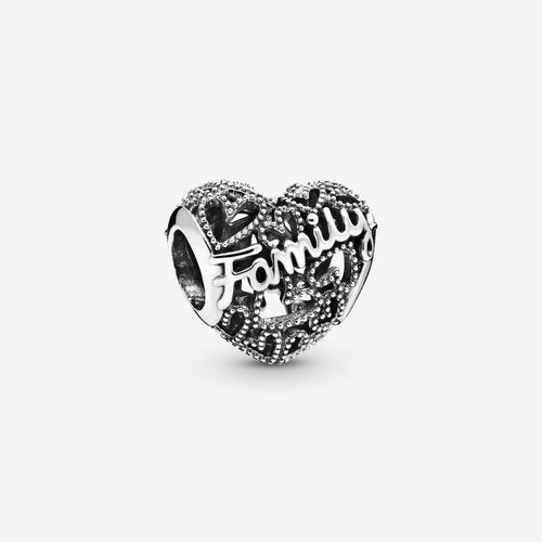 Pandora - Charm Openwork Cuore della Famiglia