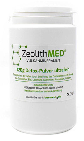 Zeolite med detox polv 120g