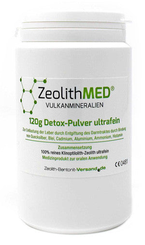 Zeolite med detox polv 120g