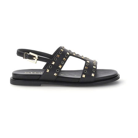 Stonefly sandali donna Gemma 4 black con borchie 223741