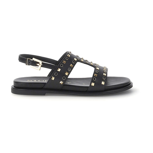 Stonefly sandali donna Gemma 4 black con borchie 223741