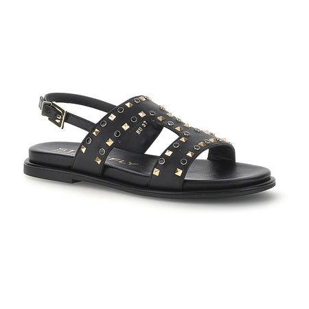 Stonefly sandali donna Gemma 4 black con borchie 223741