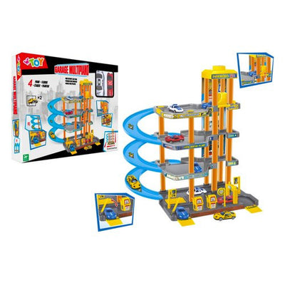 Garage Playset Globo 42434 W’TOY Multipiano con 2 veicoli inclusi